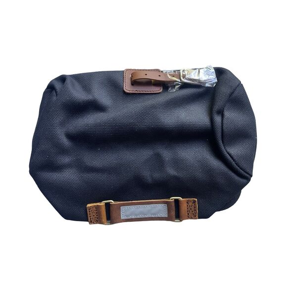 New Cardiff Kilgetty Roll Bag Cycling Bag Collection Black Canvas - Picture 3 of 6